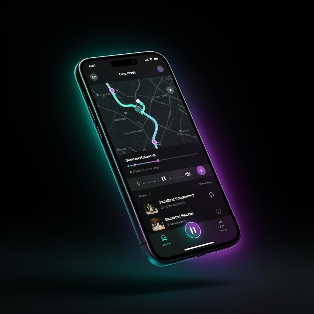 DJé — mobile app that times your Spotify playlist to your journey
